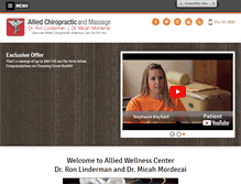 Tablet Screenshot of chiropractorinwaco.com